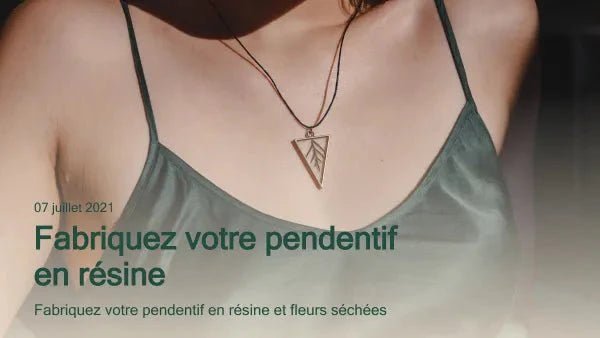 Fabriquez votre pendentif en résine Immagine