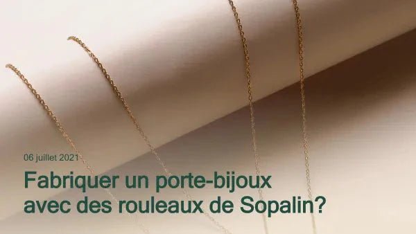 Fabriquer un porte-bijoux avec des rouleaux de Sopalin Immagine