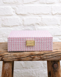 Scatola portagioie Anne in pied-de-poule - outlet