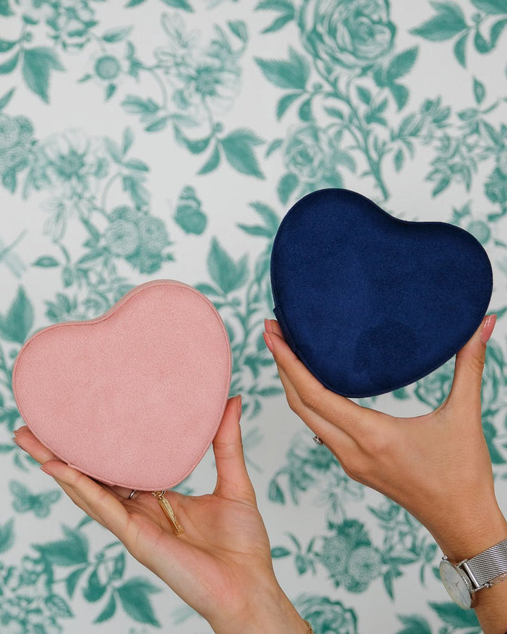 Portagioie a forma di cuore Celeste