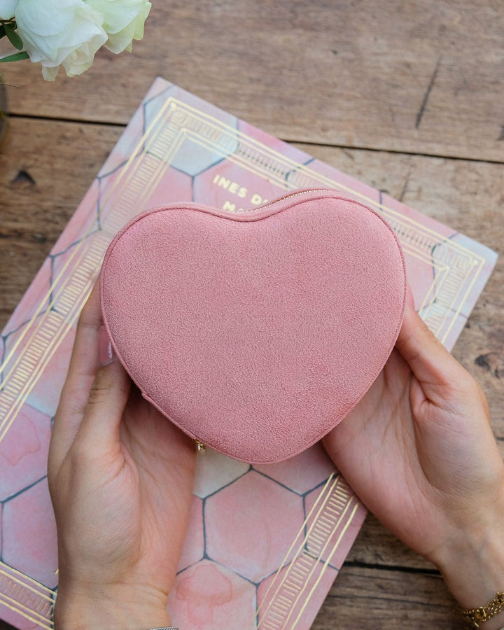 Portagioie a forma di cuore Celeste