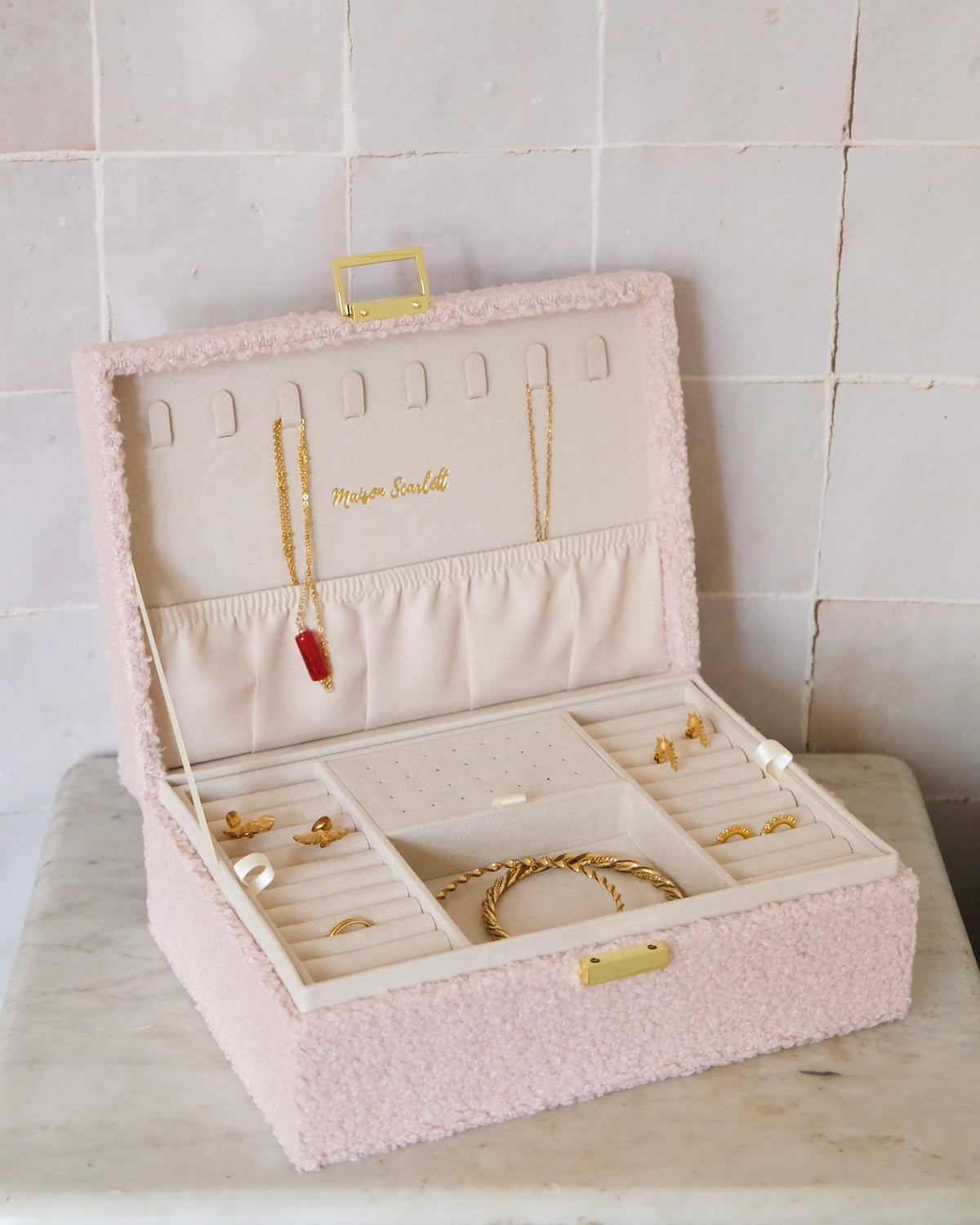 Portagioie Louise in pelliccia sintetica - outlet