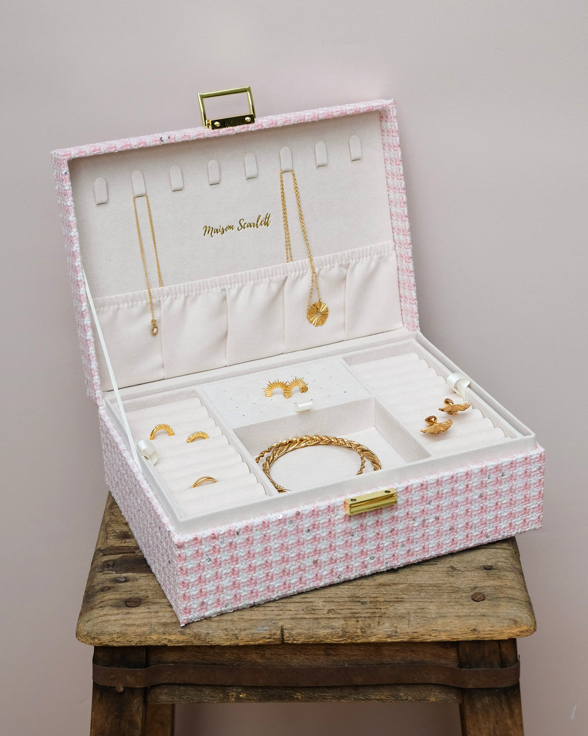 Portagioie Louise in pied-de-poule - outlet