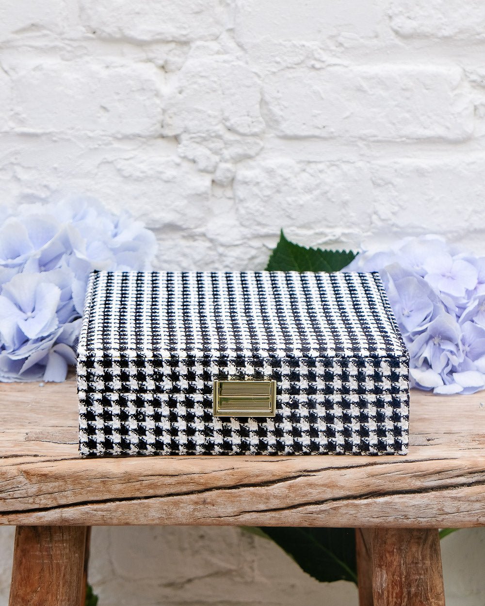 Scatola portagioie Anne in pied-de-poule - outlet