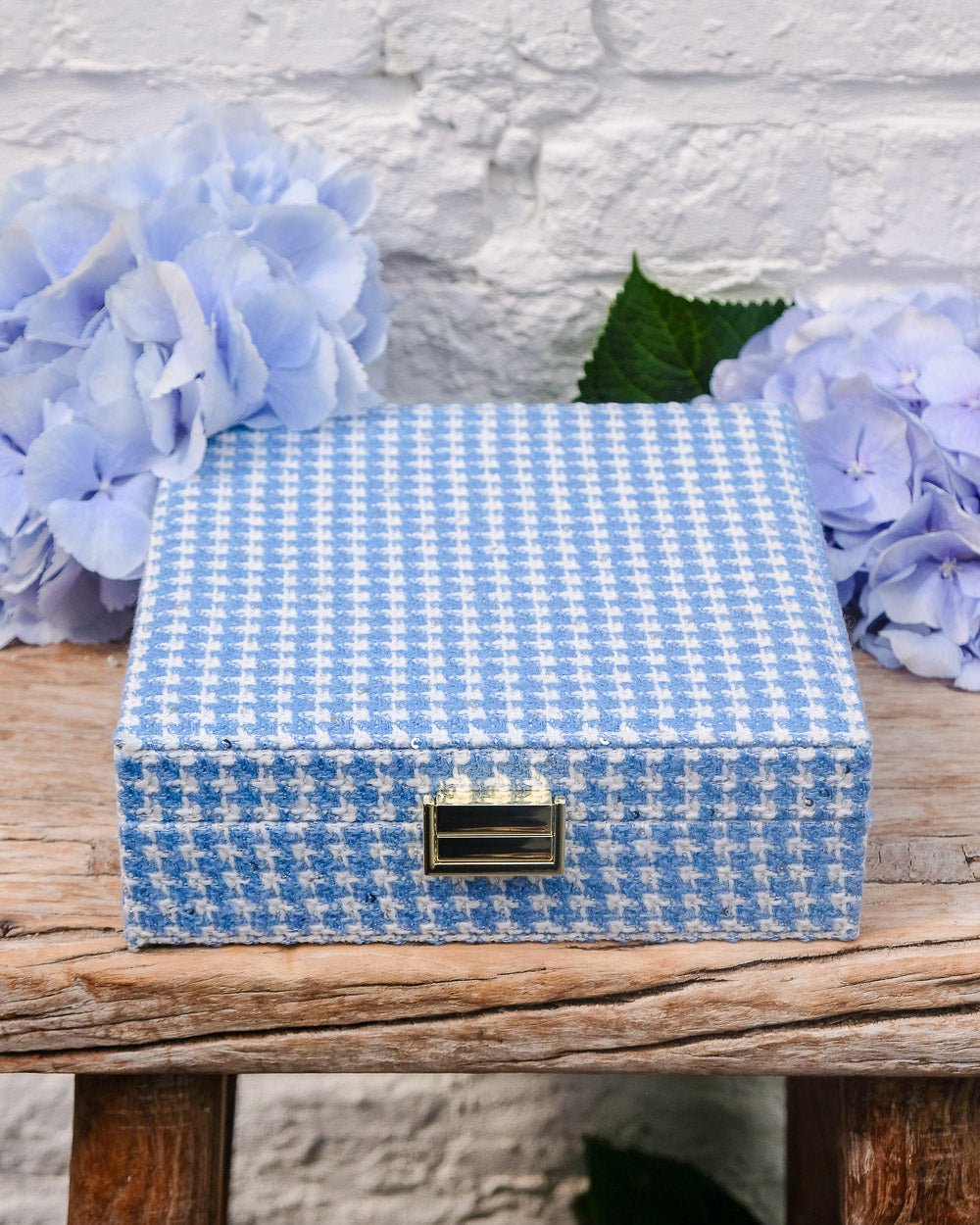 Scatola portagioie Anne in pied-de-poule - outlet