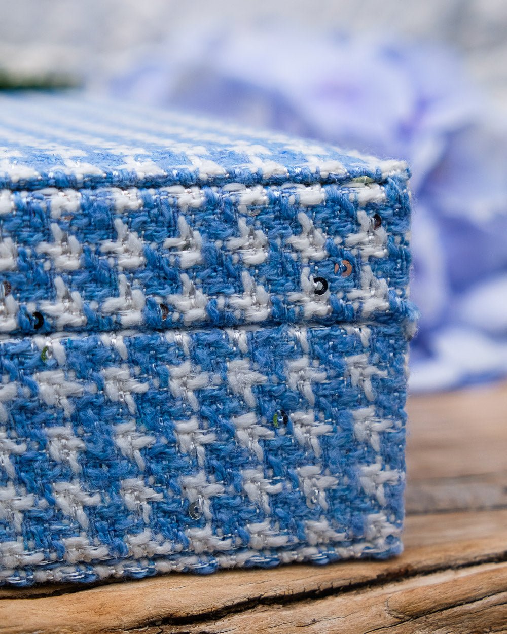 Scatola portagioie Anne in pied-de-poule - outlet