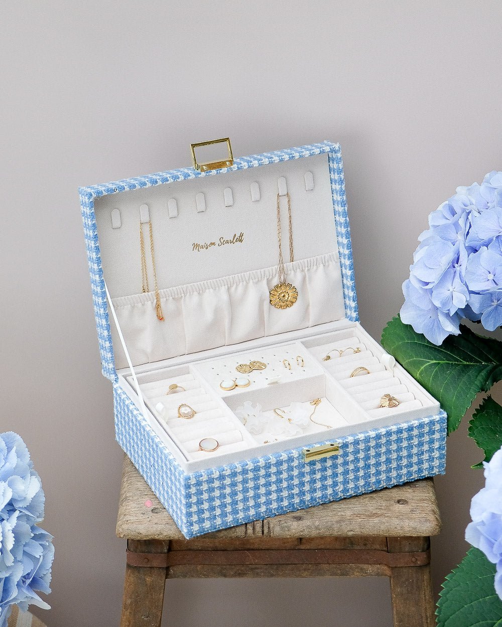 Portagioie Louise in pied-de-poule - outlet