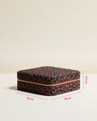 Custodia per occhiali Joséphine Leopardo