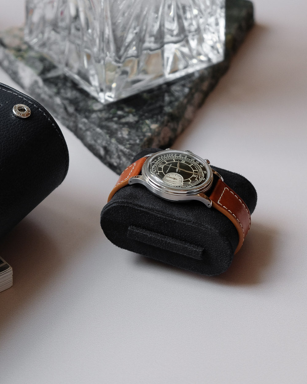 Scatola per orologi da viaggio James a 3 slot