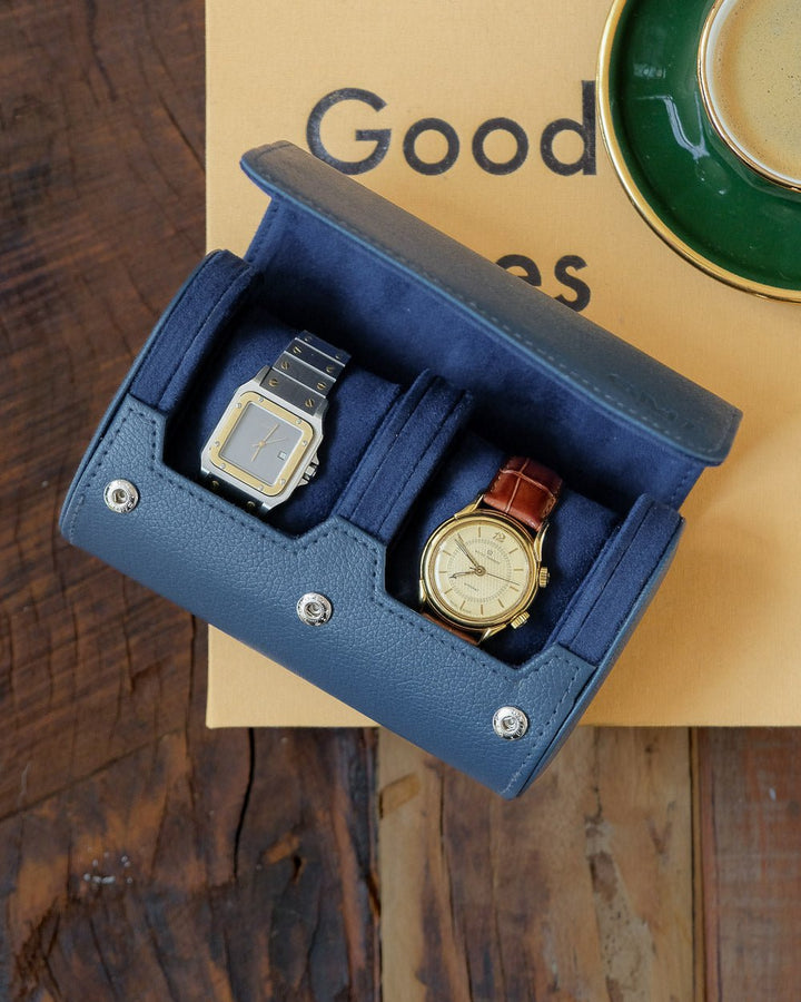 Scatola per orologi da viaggio James a 2 slot
