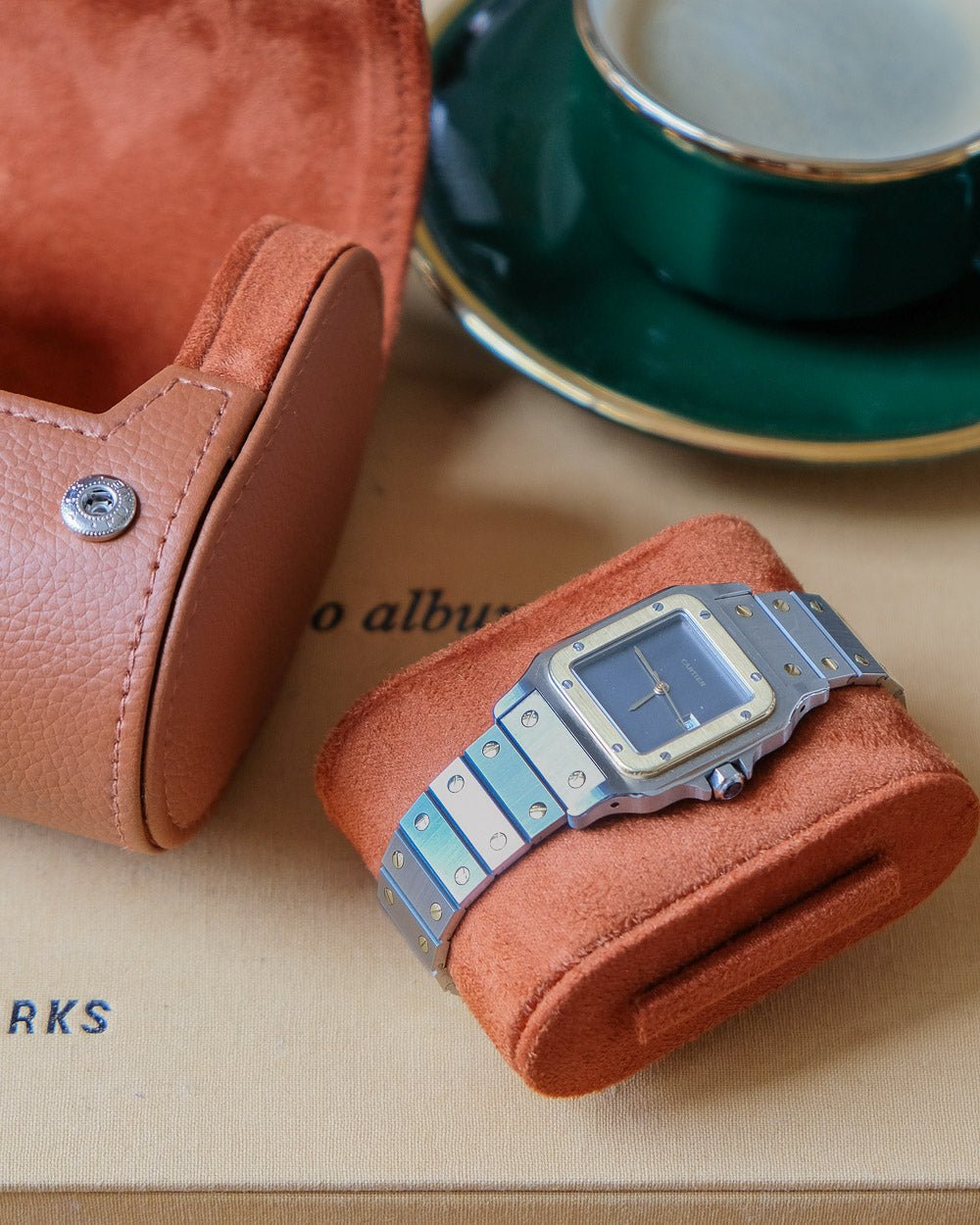 Scatola per orologi da viaggio James a 2 slot