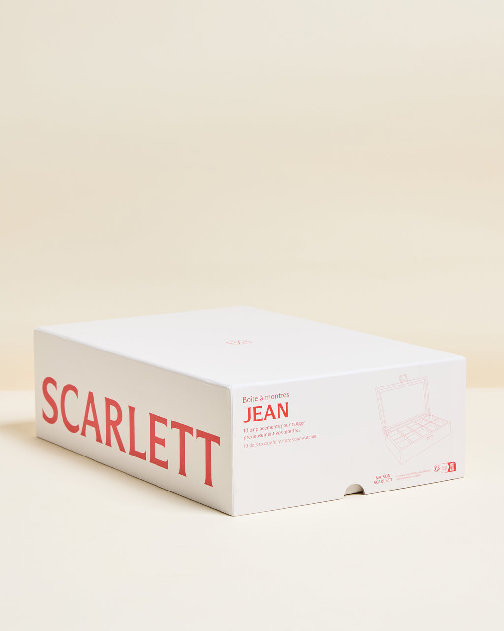Scatola per orologi Jean 10 scomparti