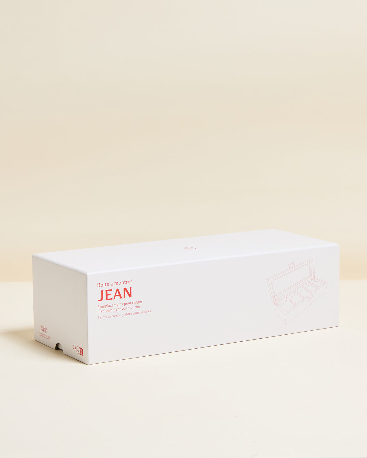 Scatola per orologi Jean 5 scomparti