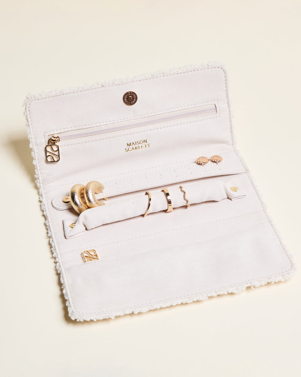 Pochette portagioie Catherine in bouclette