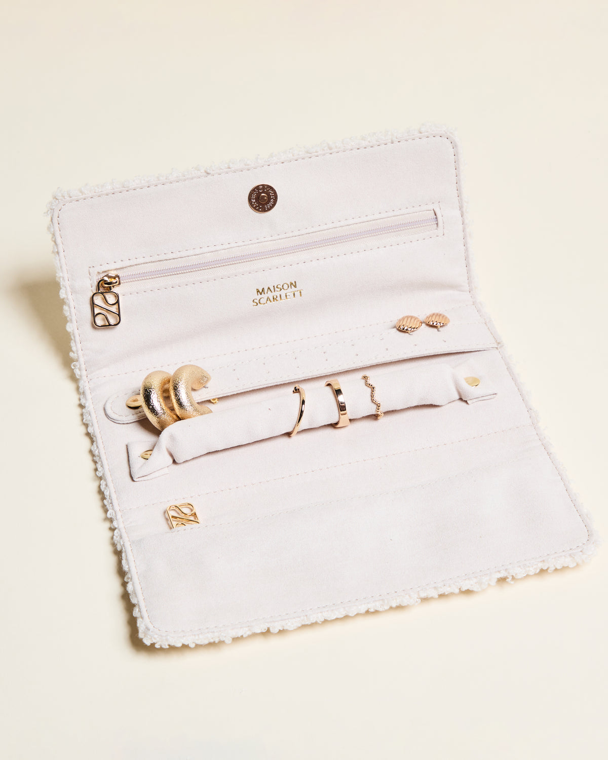 Pochette portagioielli Catherine in momoute