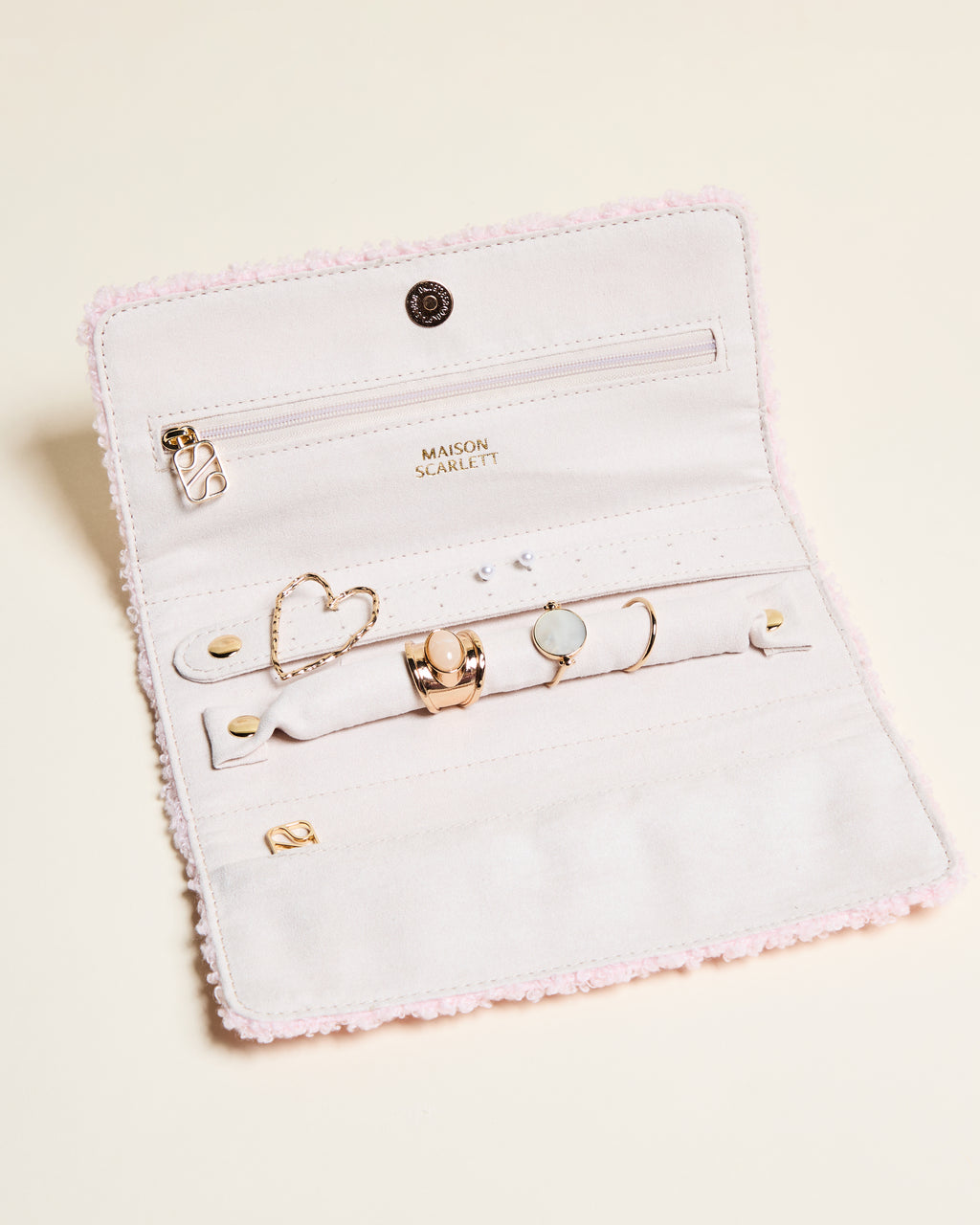 Pochette portagioie Catherine in bouclette