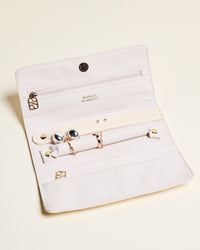 Pochette portagioie Catherine effet lino