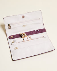 Pochette portagioie Catherine effet lino