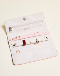 Pochette portagioie Catherine effet lino