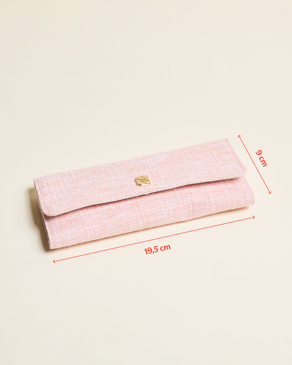 Pochette portagioie Catherine effet lino