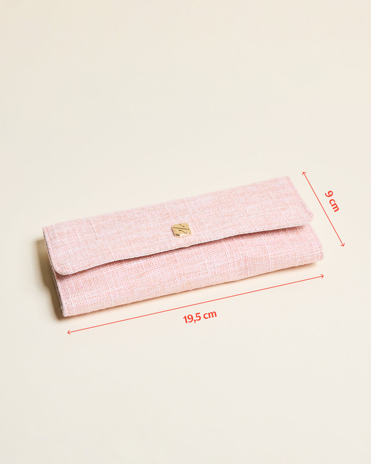 Pochette portagioie Catherine effet lino