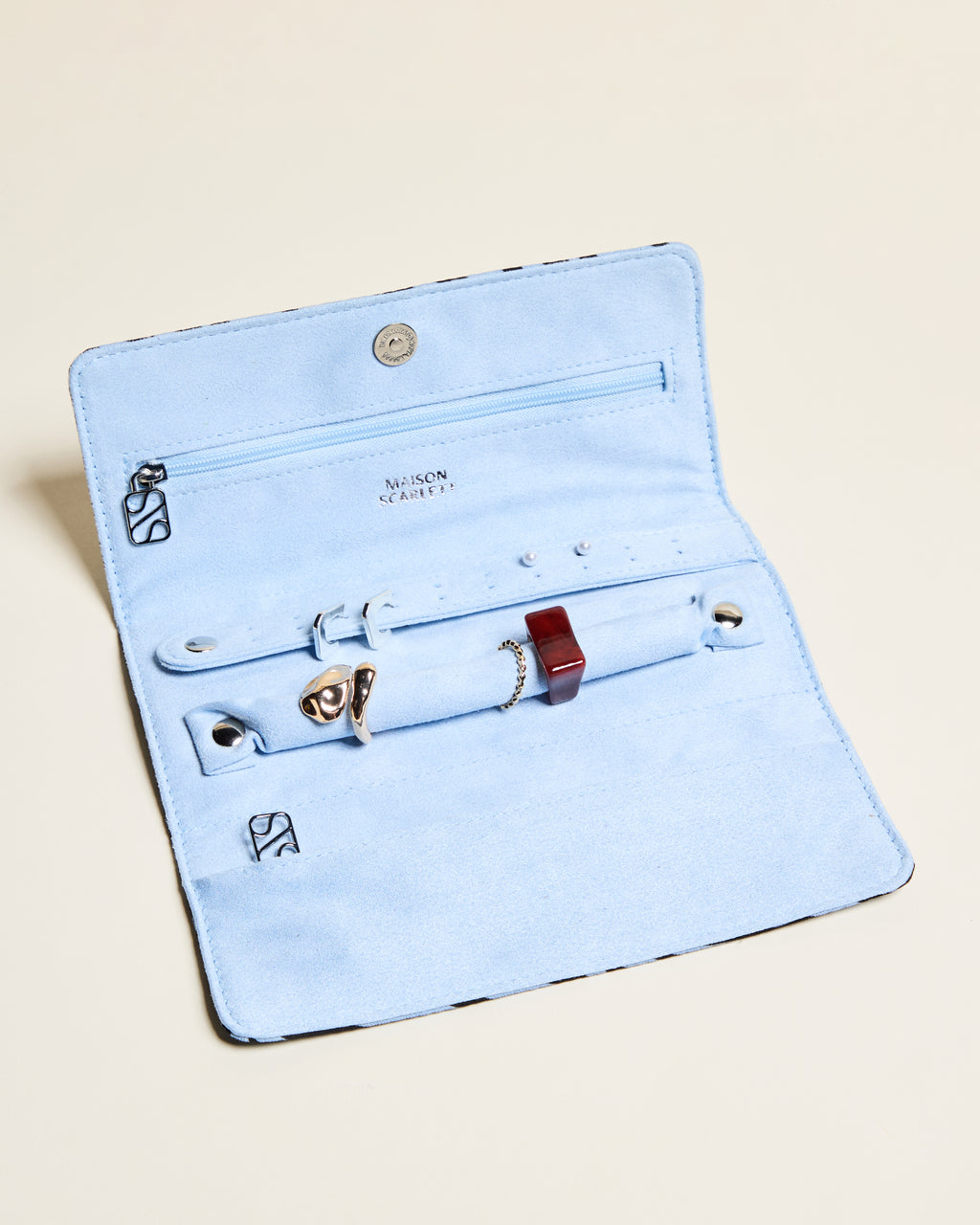 Astuccio portagioie Catherine zebrato