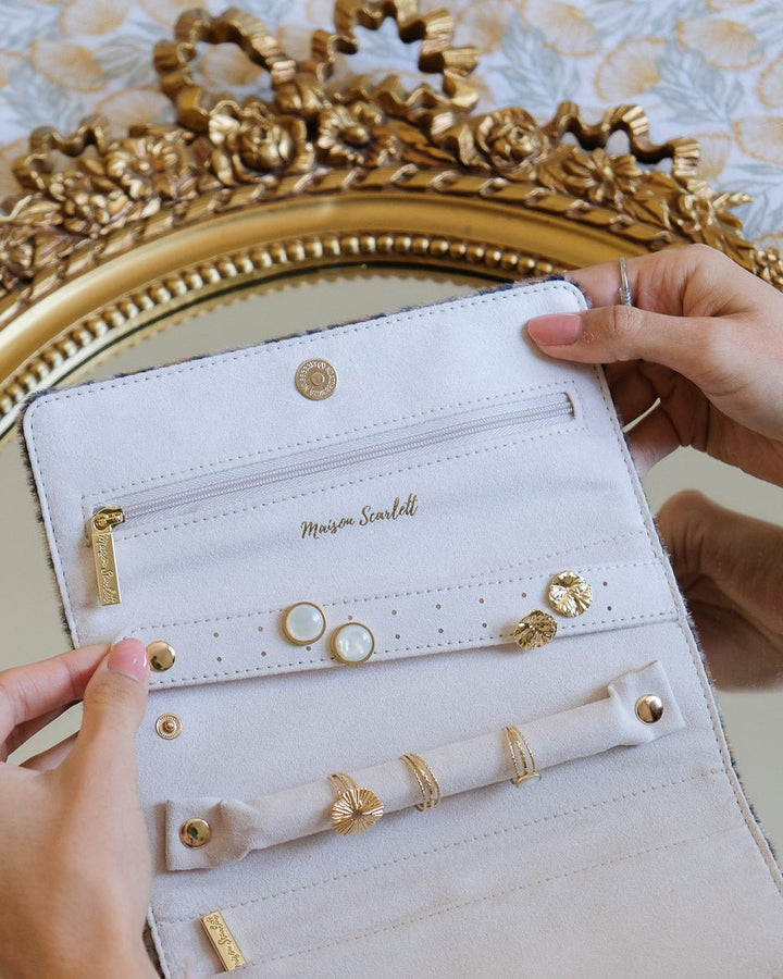 Pochette per gioielli Catherine in leopardo