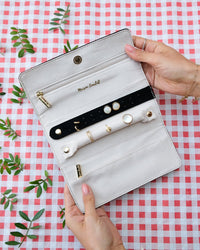 Pochette portagioie Catherine in velluto - outlet