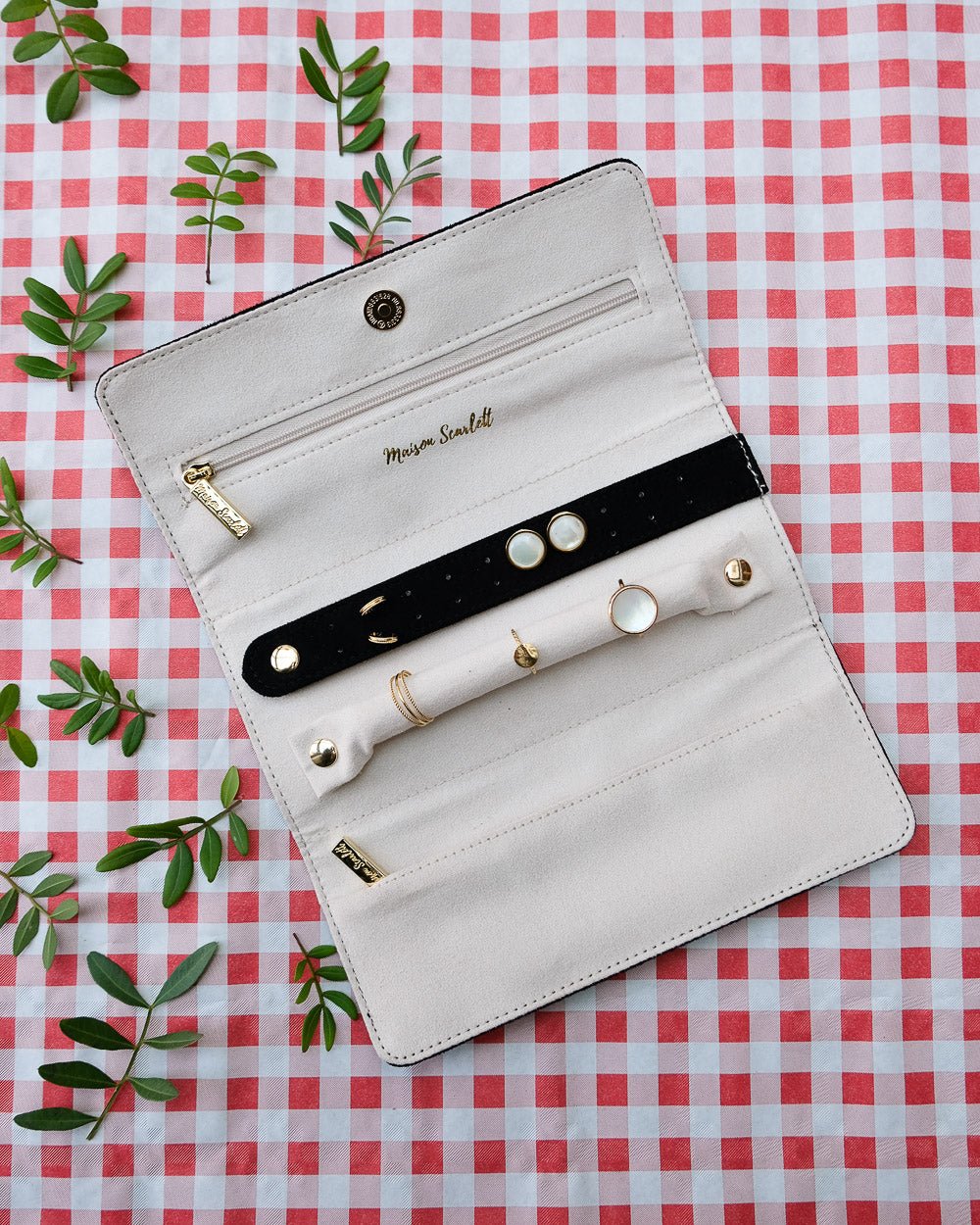 Pochette portagioie Catherine in velluto - outlet