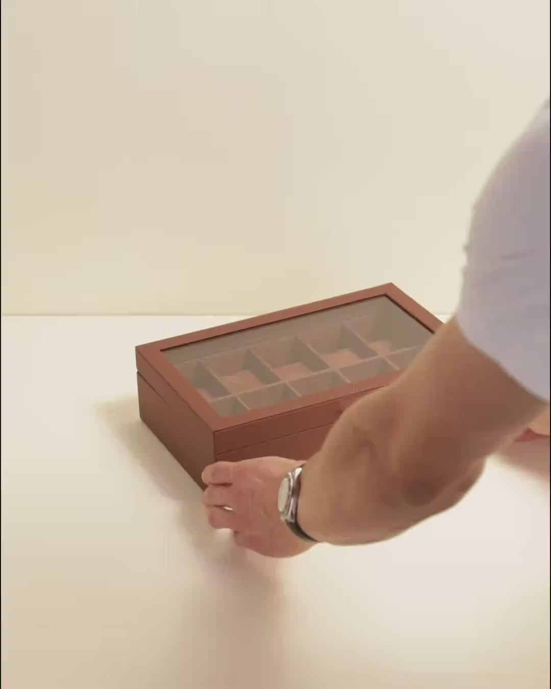 Scatola per orologi Jean 10 scomparti