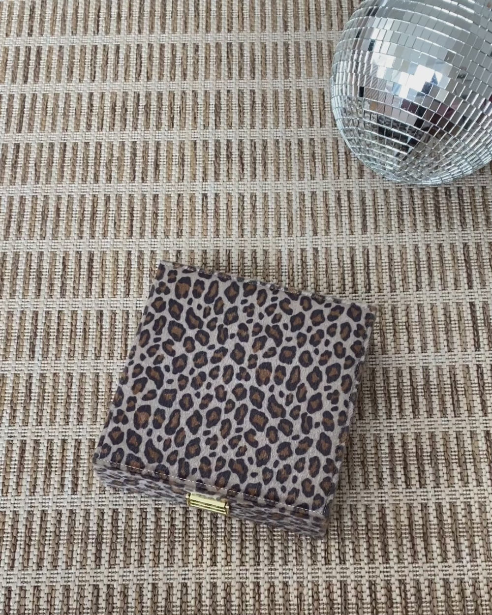 Scatola portagioie Anne in pied-de-poule - outlet