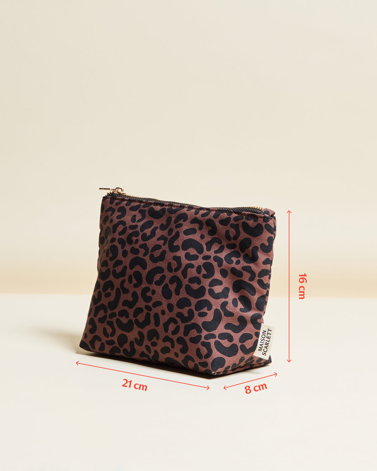 Beauty case Adélaïde Leopardo