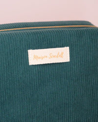 Trousse da toilette Charlotte in velluto a coste - outlet