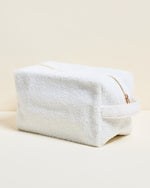 Beauty case Charlotte in tessuto bouclé