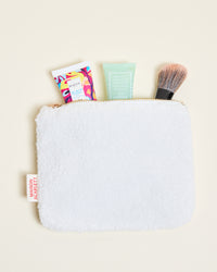 Beauty case Gabrielle in tessuto bouclé
