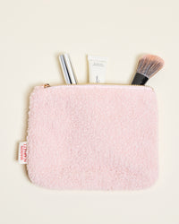 Beauty case Gabrielle in tessuto bouclé